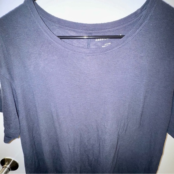 American Eagle Outfitters Charcoal Oversized Short Sleeve Tee - Picture 2 of 8